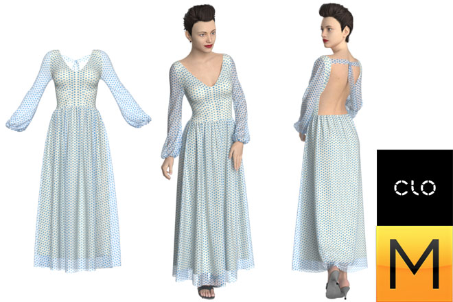 Pretty dress.