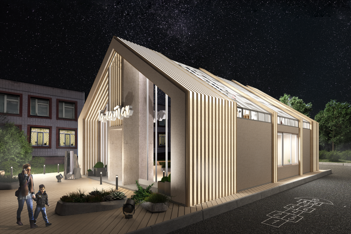 Экстерьер детской художественной школы