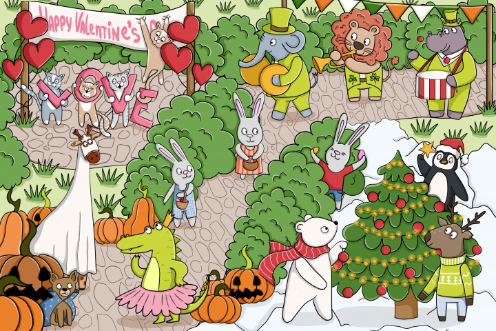 Иллюстрация для школы английского языка