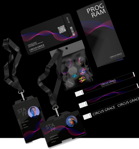 Айдентика для цирка без животных