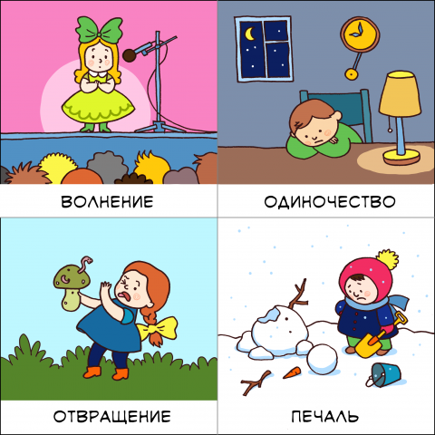 Карточки с эмоциями