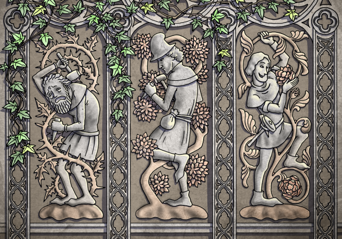 Притча о каменщиках.