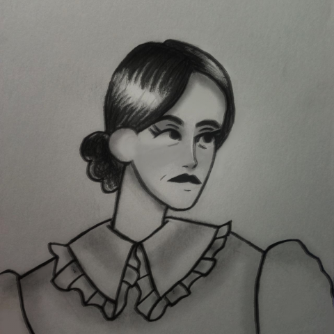 Женщина в платье