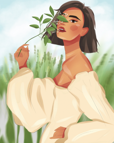 Портретная иллюстрация