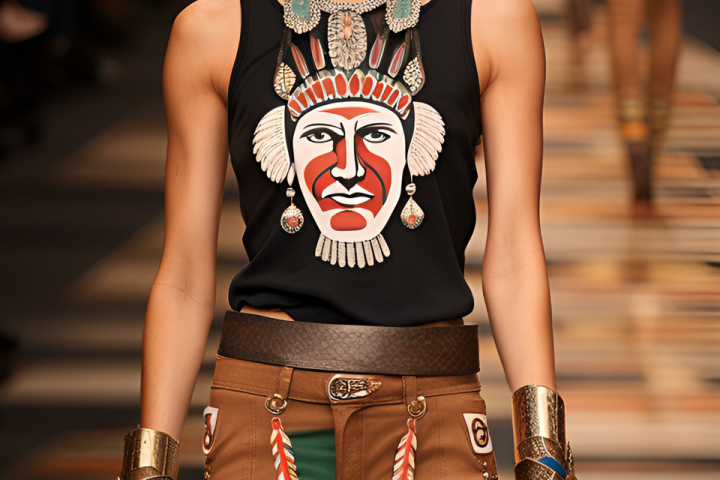 Дизайн коллекции женской одежды: Осень-Зима, тема - "Индейцы"