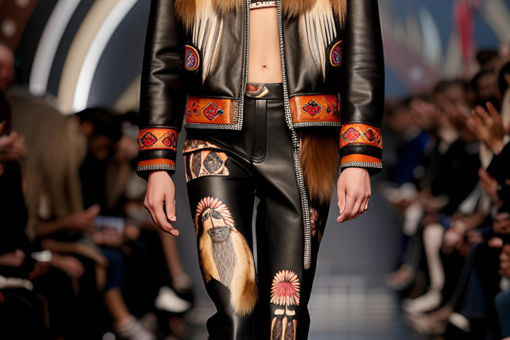 Дизайн коллекции женской одежды: Осень-Зима, тема - "Индейцы"