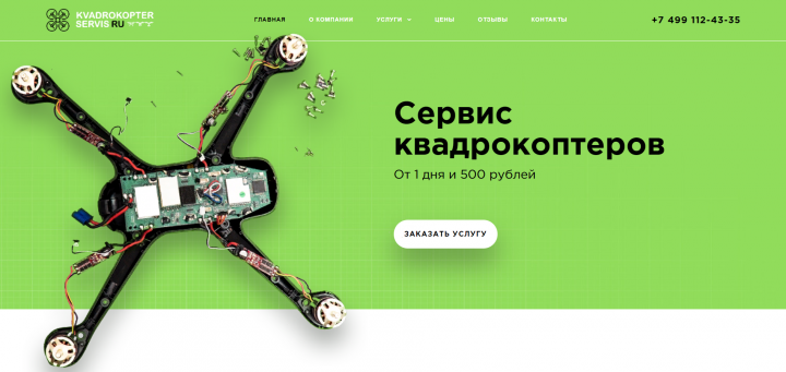 Kvadrokopter Service