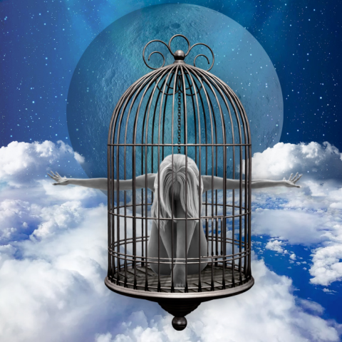 Коллаж в стиле сюрреализм