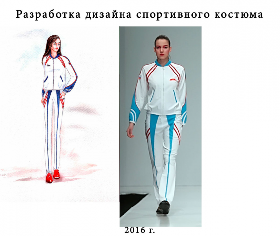 Эскиз спортивной одежды