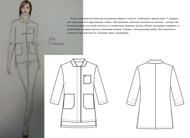 Разработка дизайна медицинской одежды