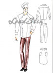 Эскиз костюма для повара (Horeca)