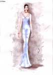 Эскизы вечерних платьев