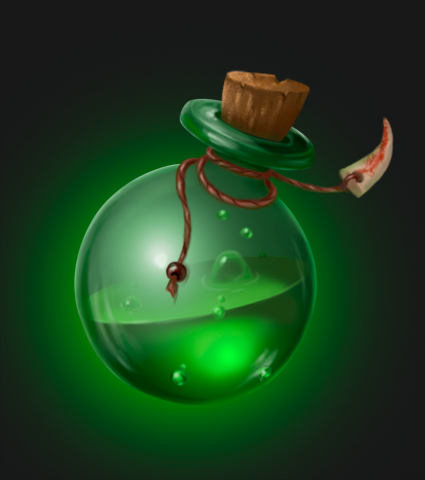 Poison bottle