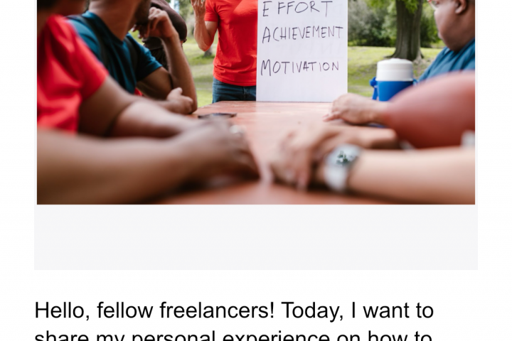 Статья на английском языке о фрилансе