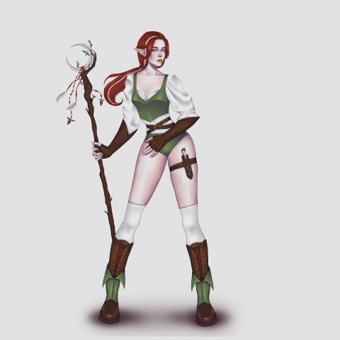 Концепт персонажа для DnD