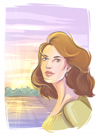 Иллюстрация к сборнику стихотворений