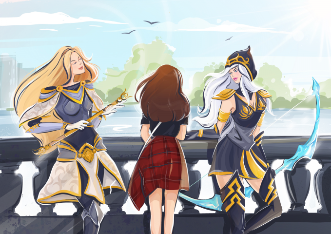 Арт на заказ по вселенной LoL