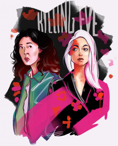 Арт к сериалу "Убивая Еву"