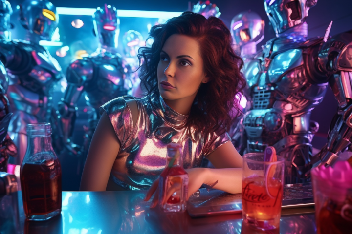 Нейрофотоарт с участием реального человека