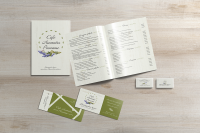 Рекламные материалы для французского кафе