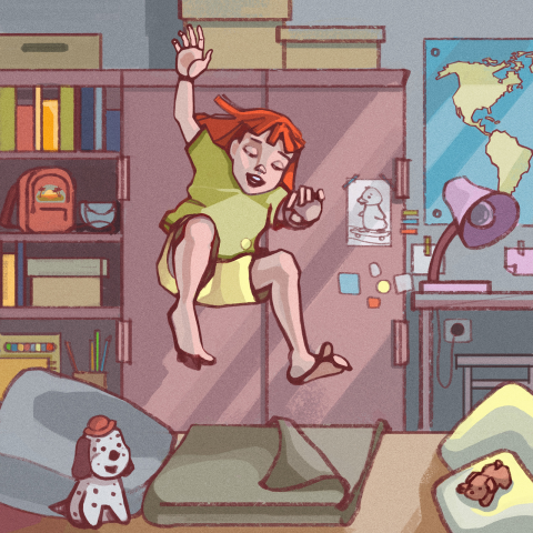 Иллюстрация из серии "Детские воспоминания"