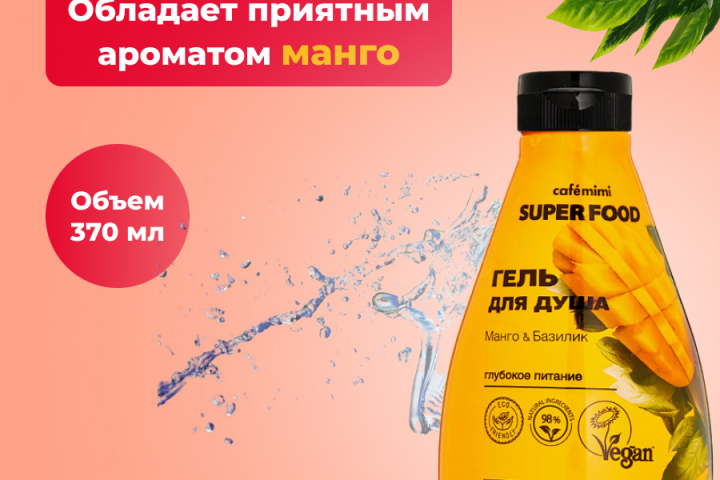 Инфографика - гель для душа