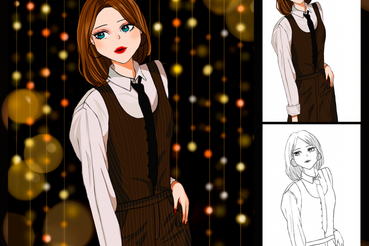 Дизайн аниме-постера