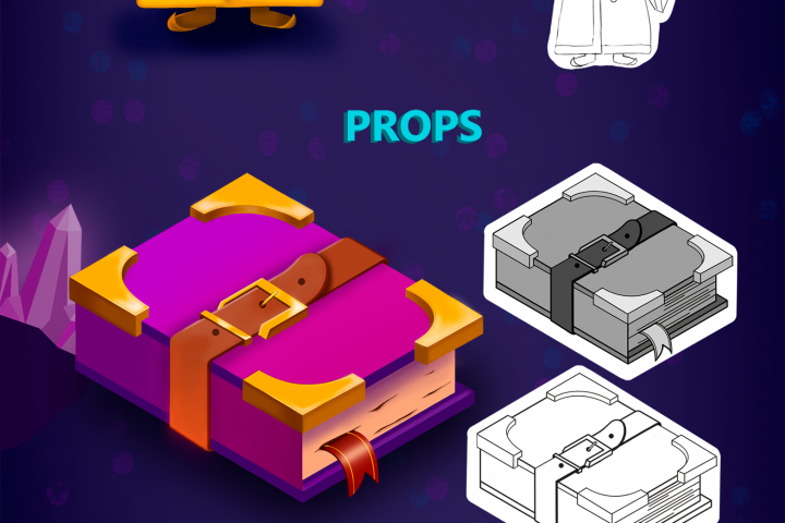 Разработка дизайна игры "3 в ряд" "Crystal labyrinths"