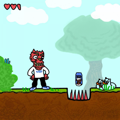 RedCat(серия иллюстраций) - "LvlUp"