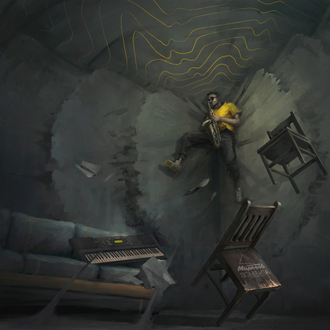 "Обложка для музыкального альбома"