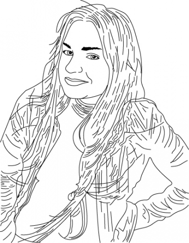 Отрисовка портрета для Инстаграм