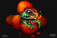 мини дракончик