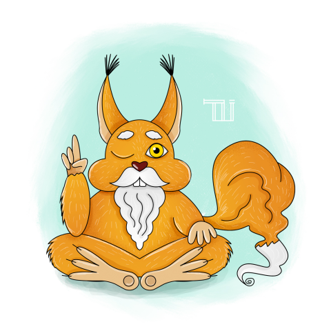 Мудрая белка