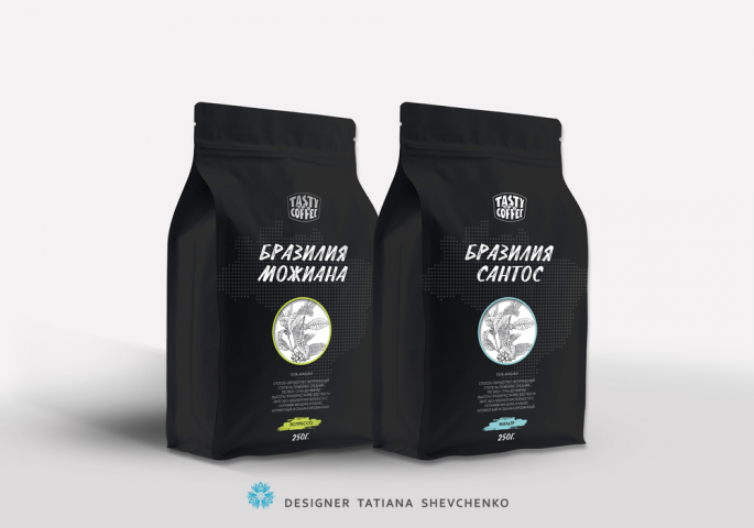 Дизайн упаковки кофе
