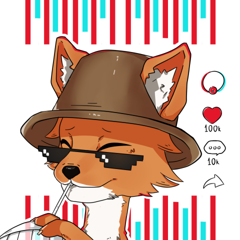 Серия аватарок для соц.сетей магазина: тикток