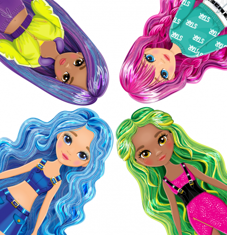 Модные подружки куклы-одевашки