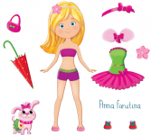 Кукла-одевашка Модница