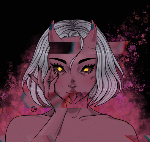 Glitch demon