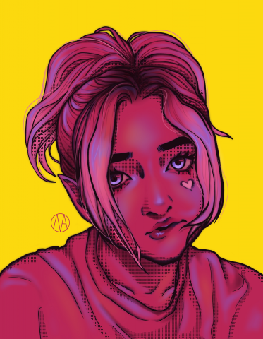 Портрет певицы Алёны Швец