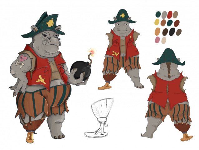 Гиппопотам-пират