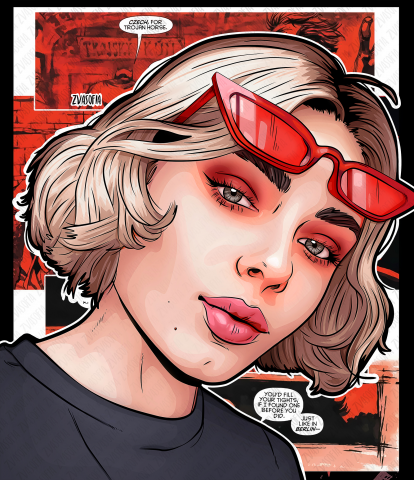 Комикс портрет/ Comics portrait