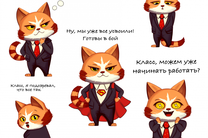 Создание маскота и стикеров