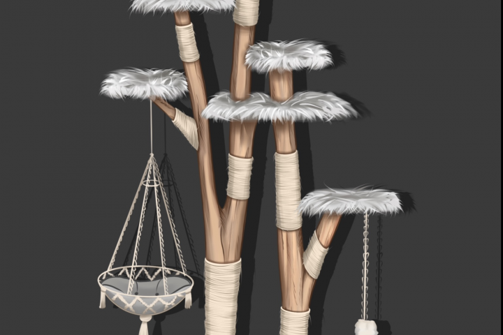 Дизайн комплекса для кошек