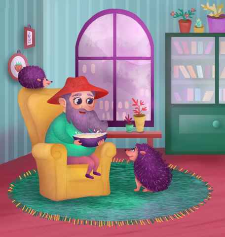 иллюстрация для детской книги