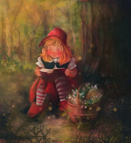 Арт красная шапочка
