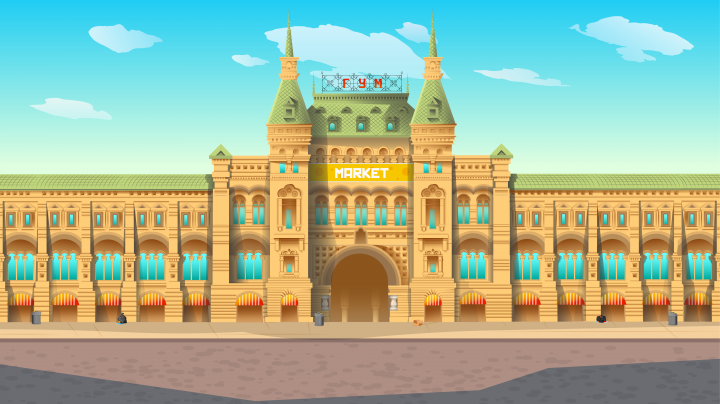 GUM in Moscow