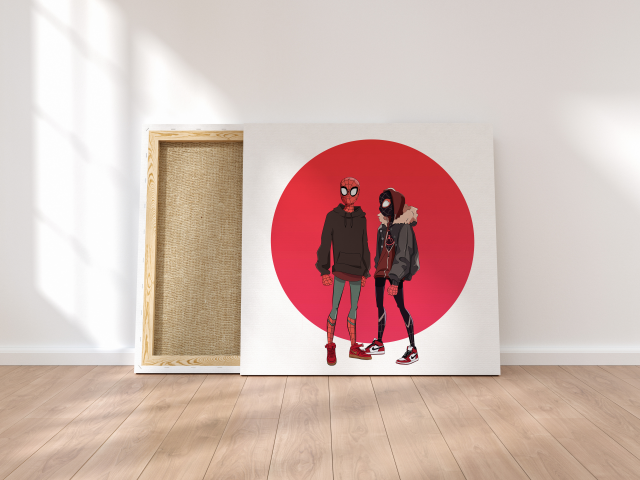 Peter Parker and Miles Morales