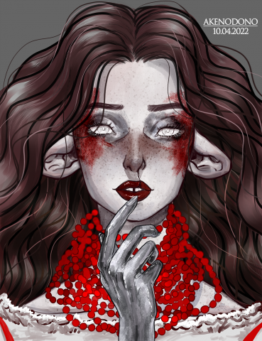 Заказ на скетч, формат - портрет.