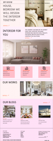 Отрисовка макета landing page