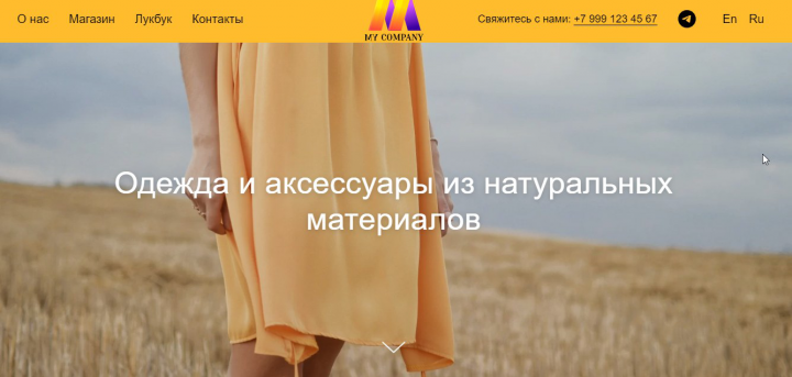 Интернет магазин без фильтров стиль минимализм